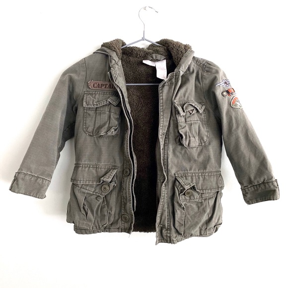 KOALA KIDS Captain T4 Hooded Jacket Grey/Green - Picture 8 of 8